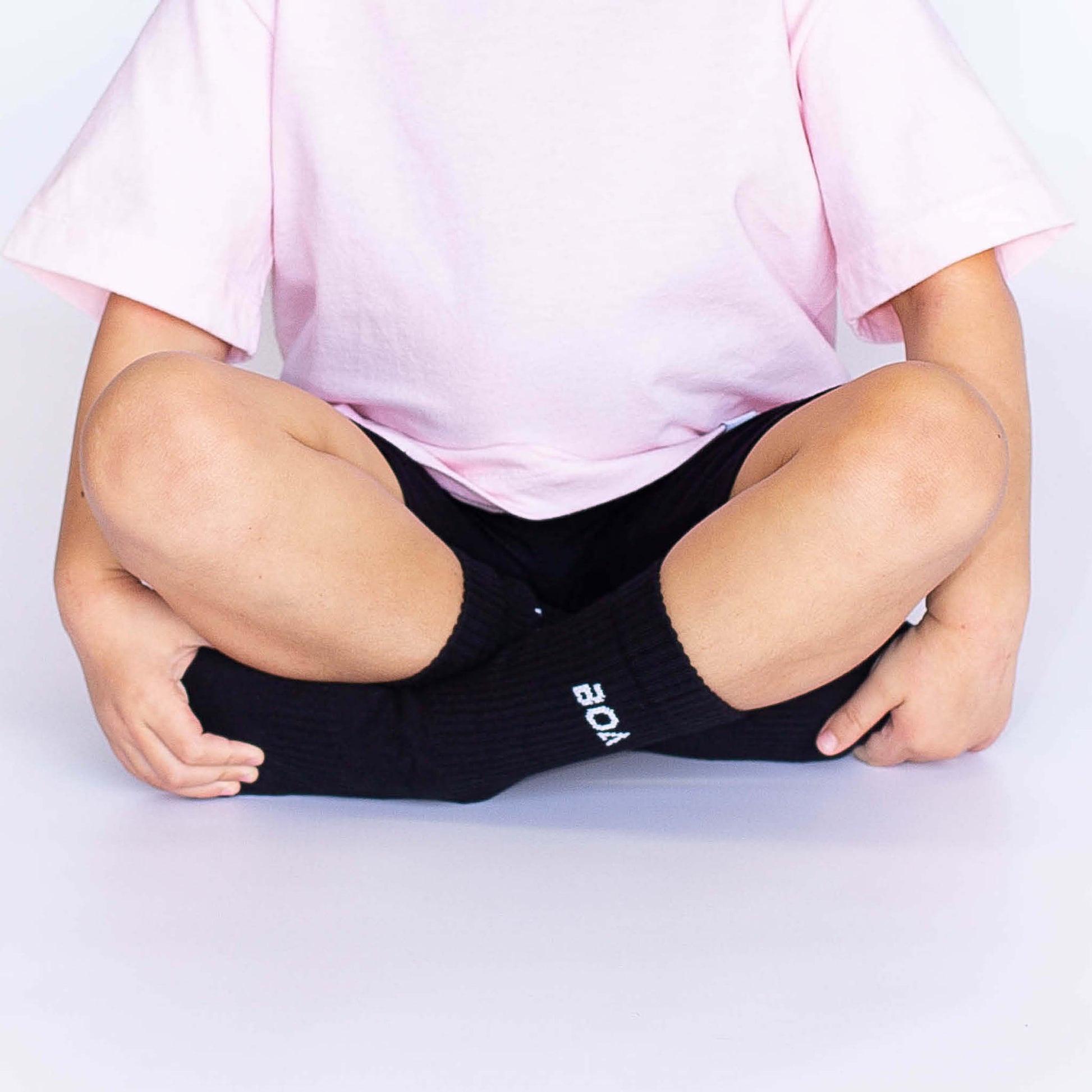 Black Children's Socks Boa Basics